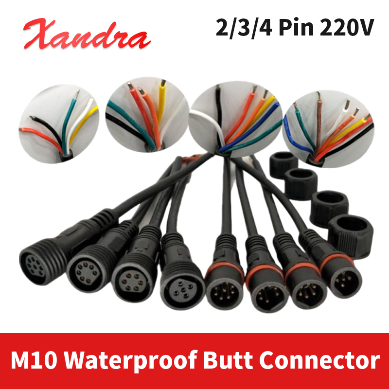 M10 Waterproof Connector 2Pin  - огляд і ціна Outdoor Power Strip Weatherproof
